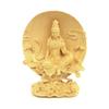 Kurita's Specialty Buddhist Statue [Bodhisattva] Miniature Water Moon Kannon Statue (Total Height 10cm, Width 8.5cm, Depth 3cm) High-quality Water