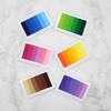 1 szt. DIY Sześciokolorowa Gradientowa Poduszka do Stempli Malowanie Odciskami Palców Poduszka z Tuszem do Pieczęci