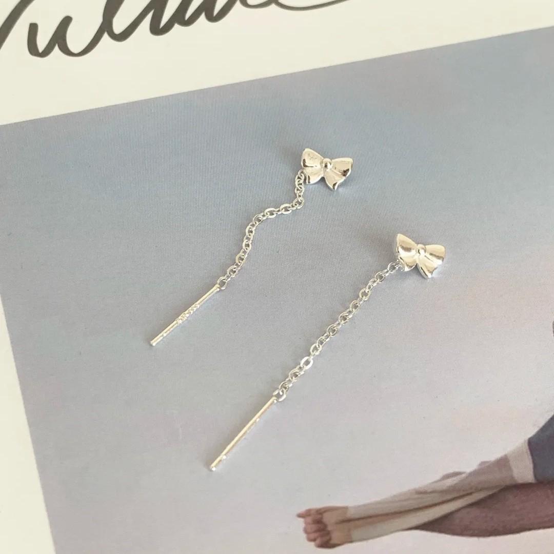Butterfly Knot Earrings, Women s Simple, Light Luxury, Niche Design, Earrings, New Popular High-end Earrings