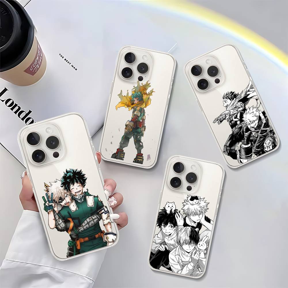 Phone Case Amine M-My Hero Academias For Samsung S26 S25 S24 S23 S22 S21 S20 FE Note20Plus Ultra Edge 5G Clear Soft TPU Cover