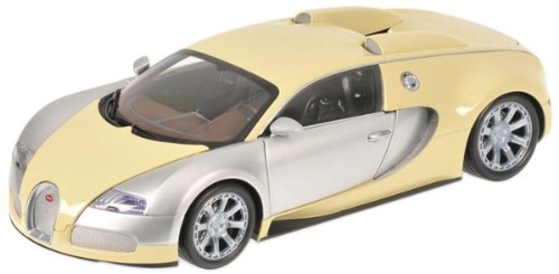 

1/18 Bugatti Veyron Centenaire Хром/Бежевый