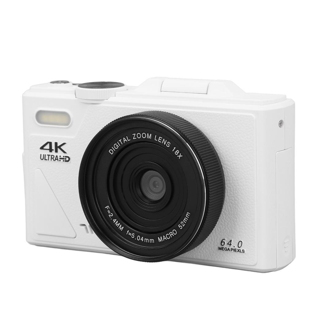 4K Digital Camera for Photography 64MP HD Auto  18X Digital Zoom WiFi Mirrorless Camera with 3 Inch   Screen for Travel