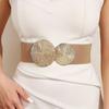 Women Wide Elastic Waist Belt Vintage Stretchy Belt Waistband for Ladies Dresses