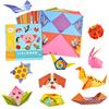 Kids  Childrens Toys Cartoon 54Pages 3D Origami Paper DIY Craft Animal Handcraft Paper Art Montessori Learning Learning Educational Toy for Children