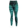 Schlanke Damen-Leggings, Faux-Denim-Jeans, hohe Taille, elastische Hosen, Push-Up-Hose