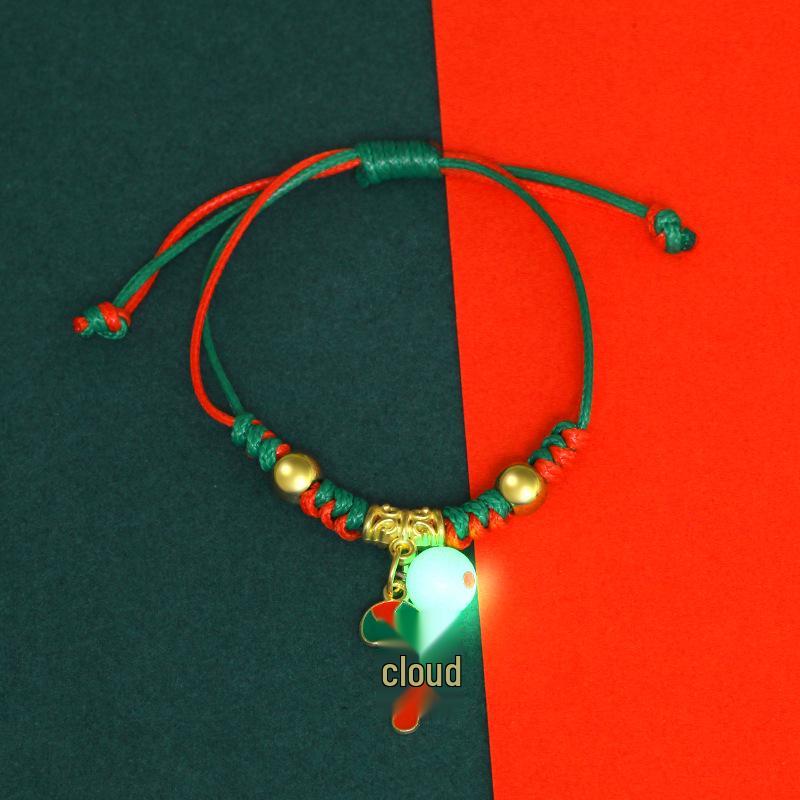 2025 Luminous Santa Claus Bracelet for Women - Popular Christmas Jewelry for Couples and Friends