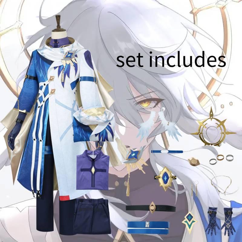 Rail Honkai Star Sunday Cosplay Costume Set Party Accessories Fashion Gift Fans