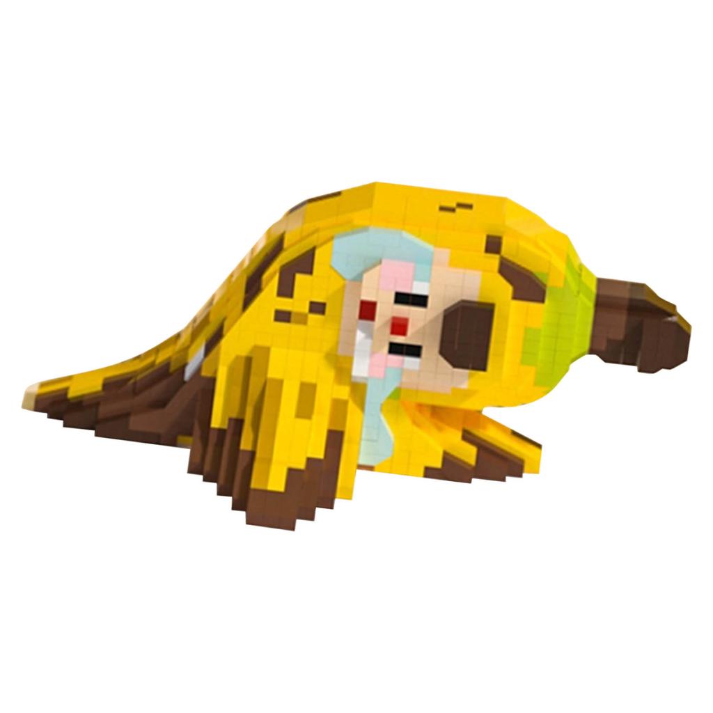 Bananas Theme Building Blocks Set Micro Building Bricks Toys Ornament Cute Building Block Toys