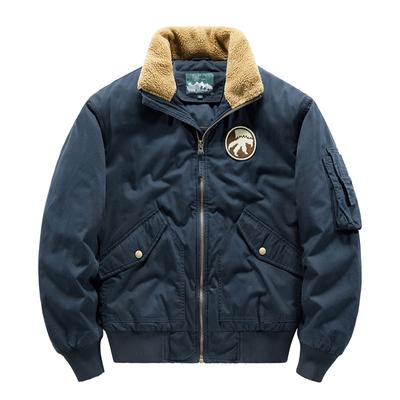 Winter Men 'S Cotton -Padded Jacket Plus Size Quilted Jacket Winter Flight Jacket Windproof Keep Warm Coat