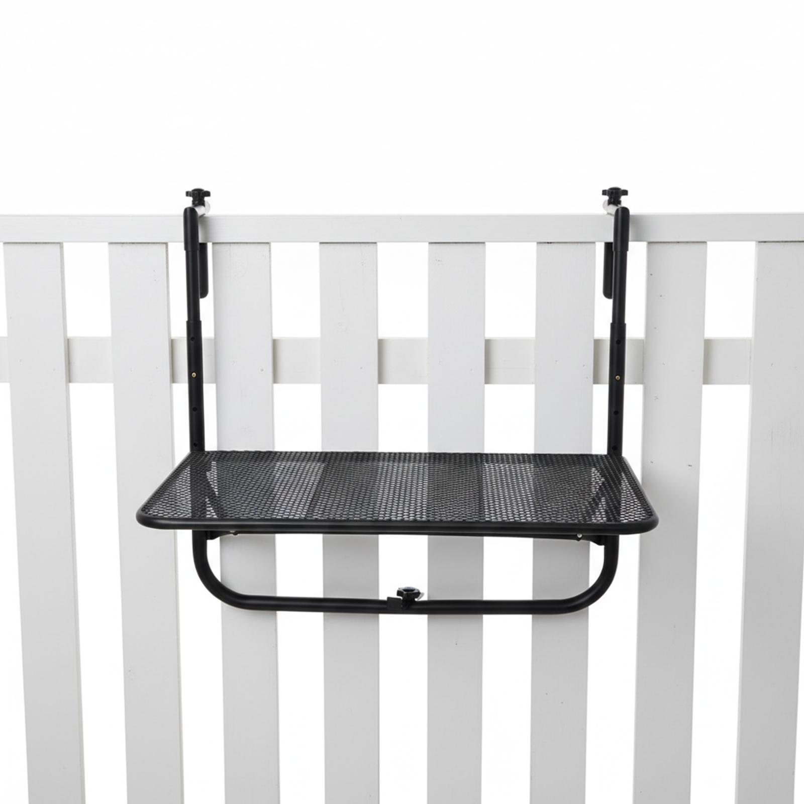

Balcony Railing Table Folding Hanging Learning Table Adjustable Height Patio Bar Table for Patio Space-Saving Furniture China Mainland