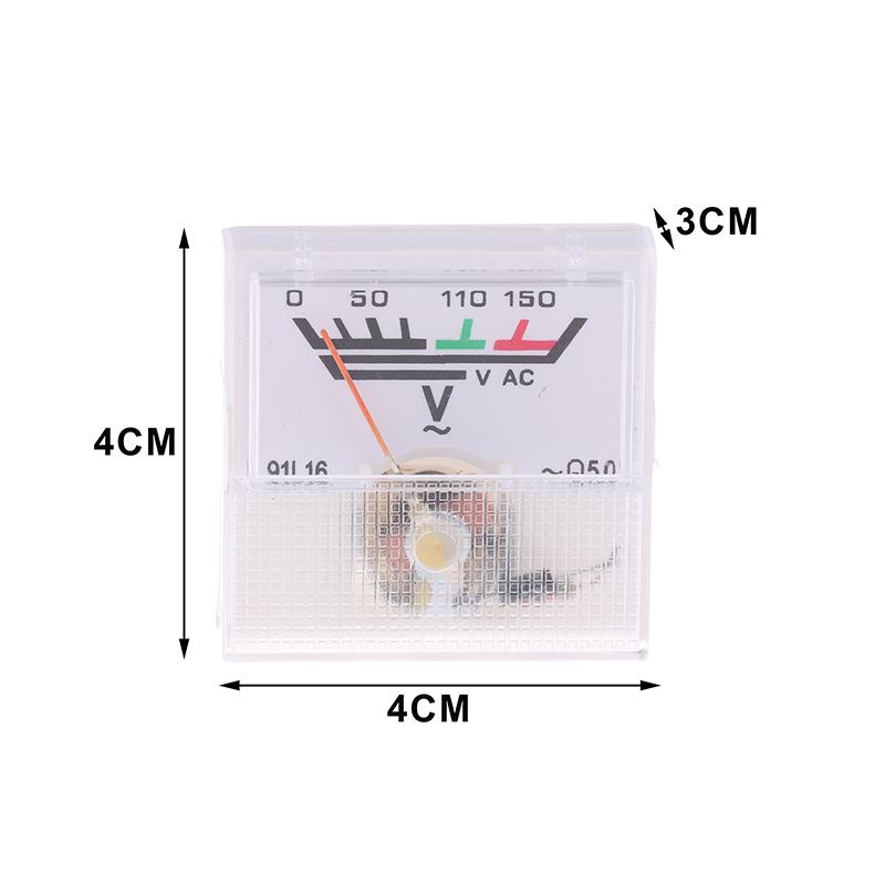 Ac 150-300V Cc 10-250V Cc 5-75A Amperometro Mini Tester Voltmetro Amperometro Pannello Analogico