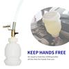3L Vacuum Brake Bleeder Kit, Pneumatic Brake Fluid & Bleeding Extractor Tool for Car, Truck, with Adapters, Hoses and 1L Refilling Bottle