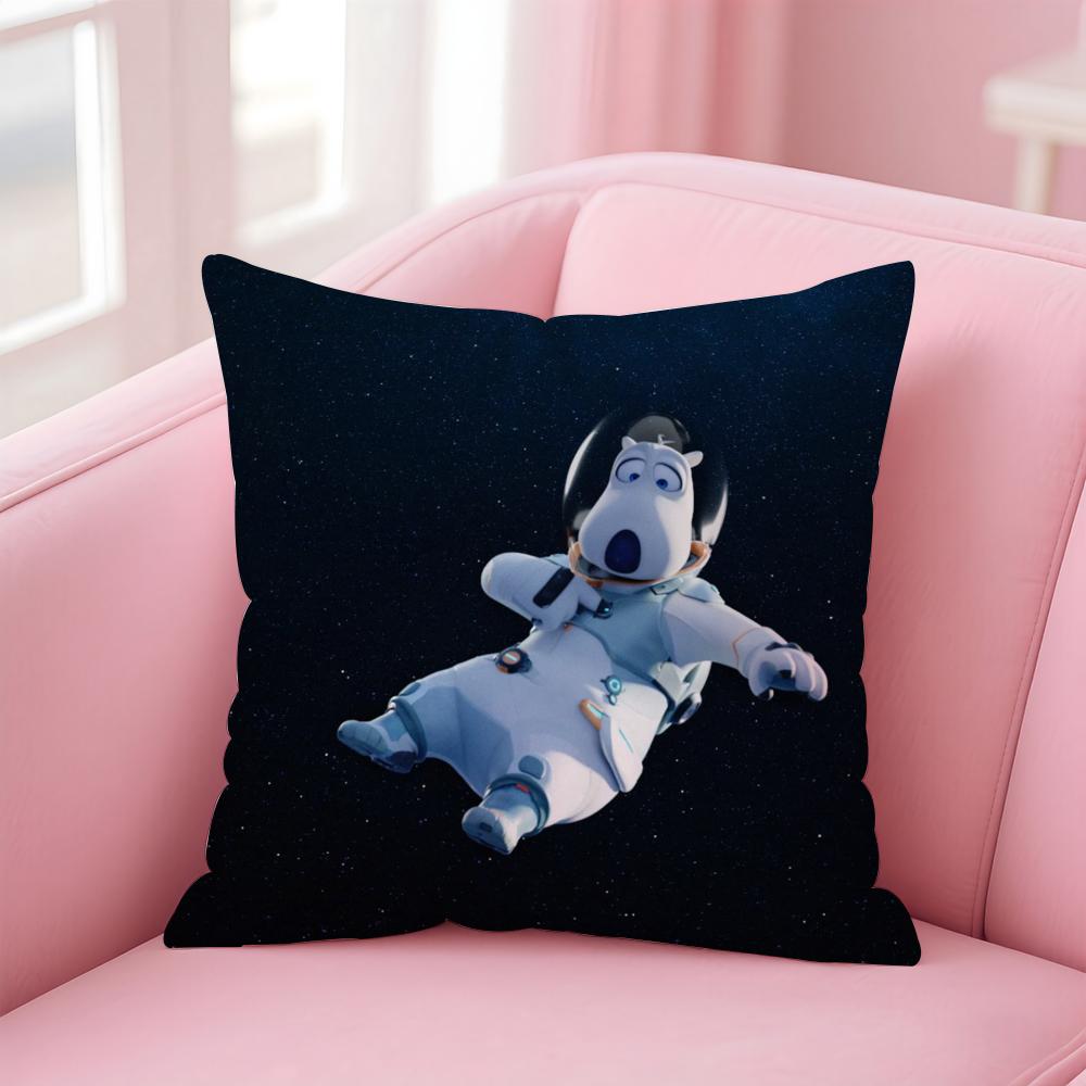 Cute B-Backkom Cushion Cover Home & Car Multi-Scene Pillow Cover - Reversible, Soft & Durable for Daily Use