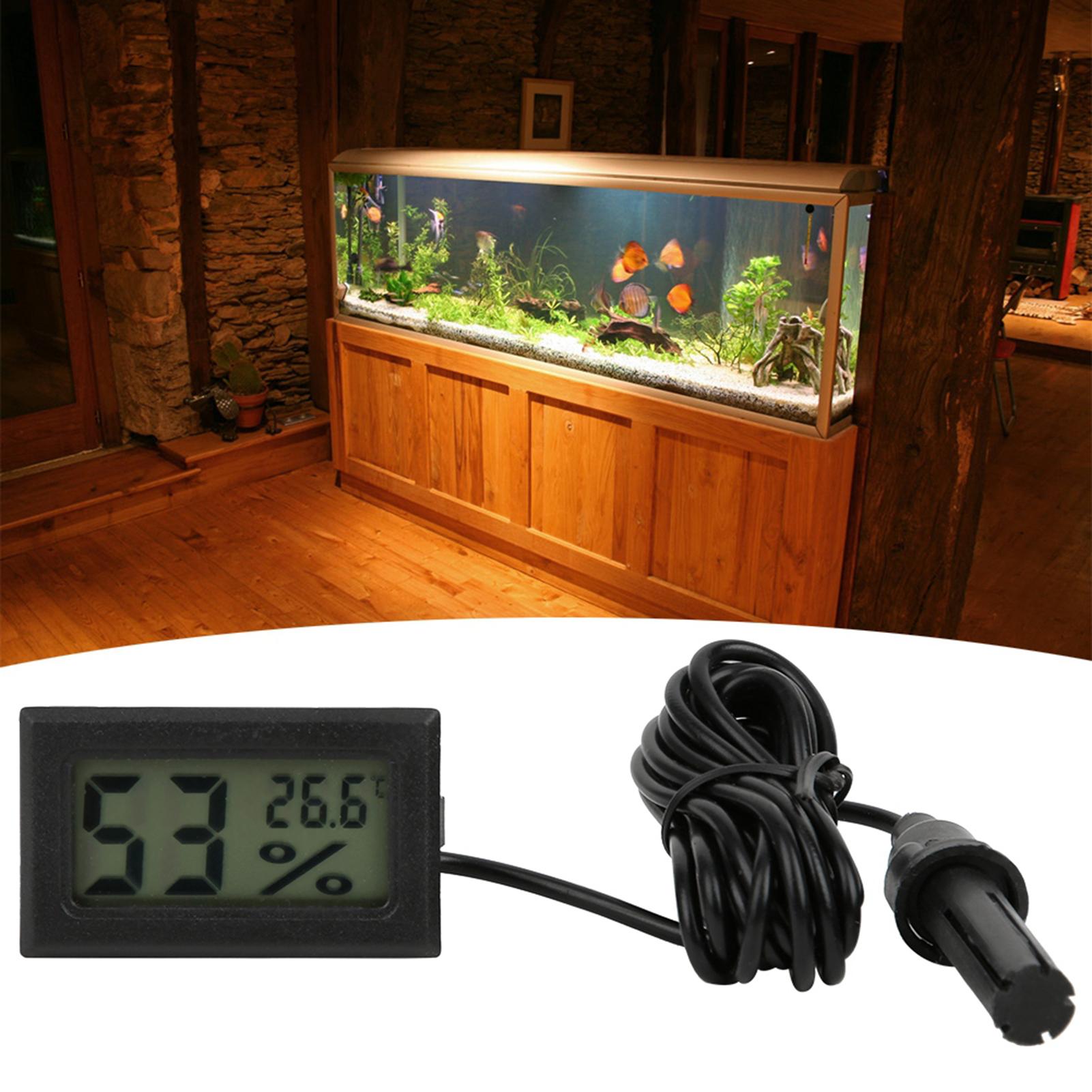 

Digital Thermometer Hygrometer Embedded Type LED Digital Humidity Meter with Probe Indoor Use( less than span class= ui чёрный