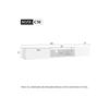 Wall Unit - MUVOE - 70 Inches - Glossy White - LED Lighting - Capacity 30kg