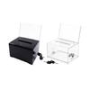 Business Card Collection Box Acrylic Donation Case Collecting Opinion