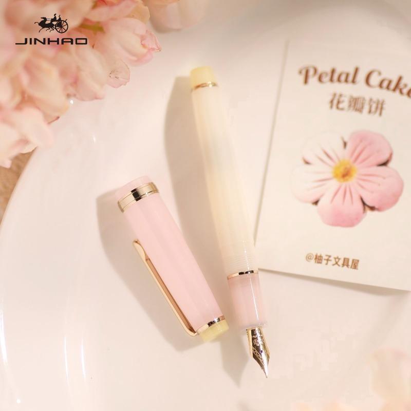 2026 Limited Flower Series !!! JINHAO 82 Fountain Pen EF/F/M Macaron Color Calligraphy Pen School Office Supplies Stationery