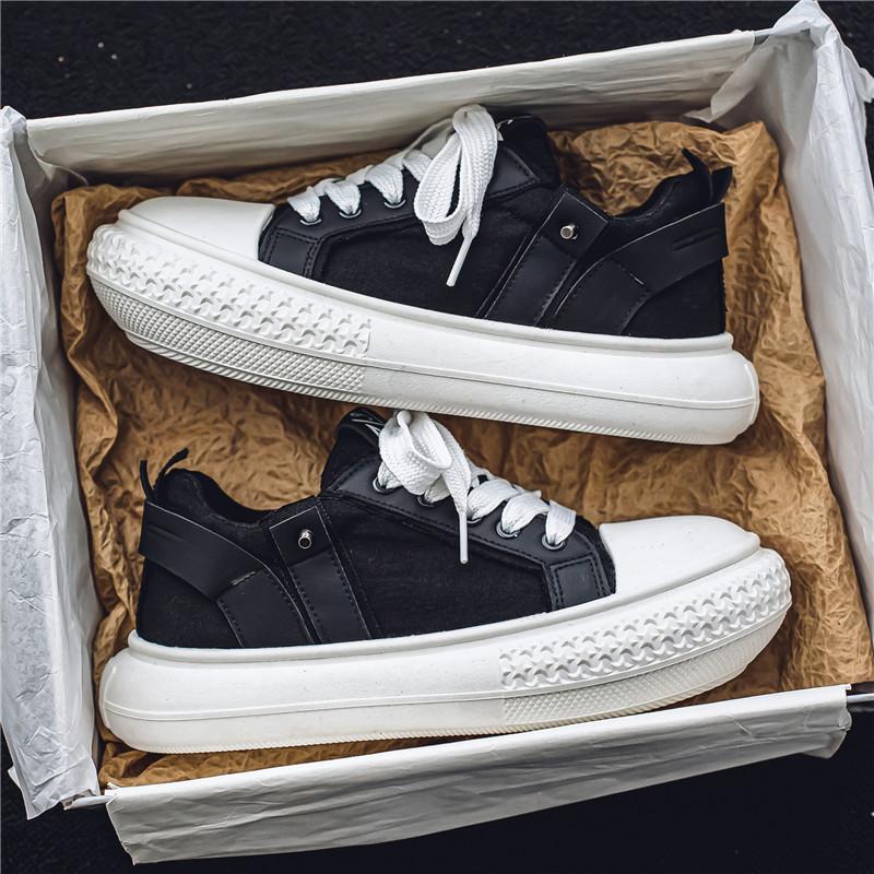 

Мода и досуг новые мужские туфли летние дышащие маленькие белые туфли туфли на платформе обувь для хлеба молодежные спортивные туфли для сноуборда 39 чёрный