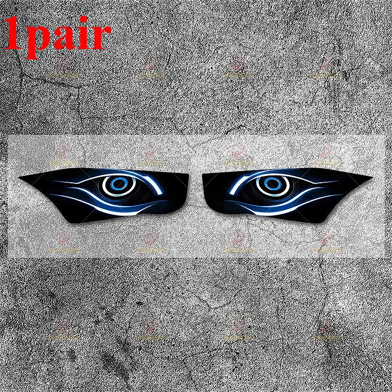 1pair Motorcycle Light Stickers Durable Waterproof for Yamaha XMAX300 Light Protective Sticker Universal Decoration Vinyl Decals