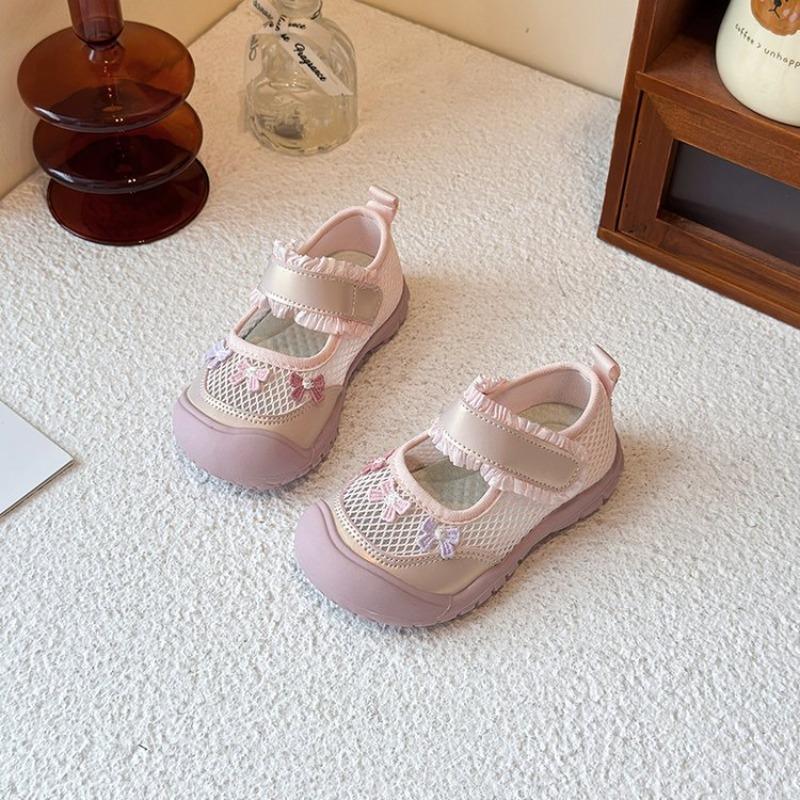 

Children s Sports Shoes, Girls Sandals, Breathable Shoes, Soft-soled Casual Baby Shoes 23 розовый