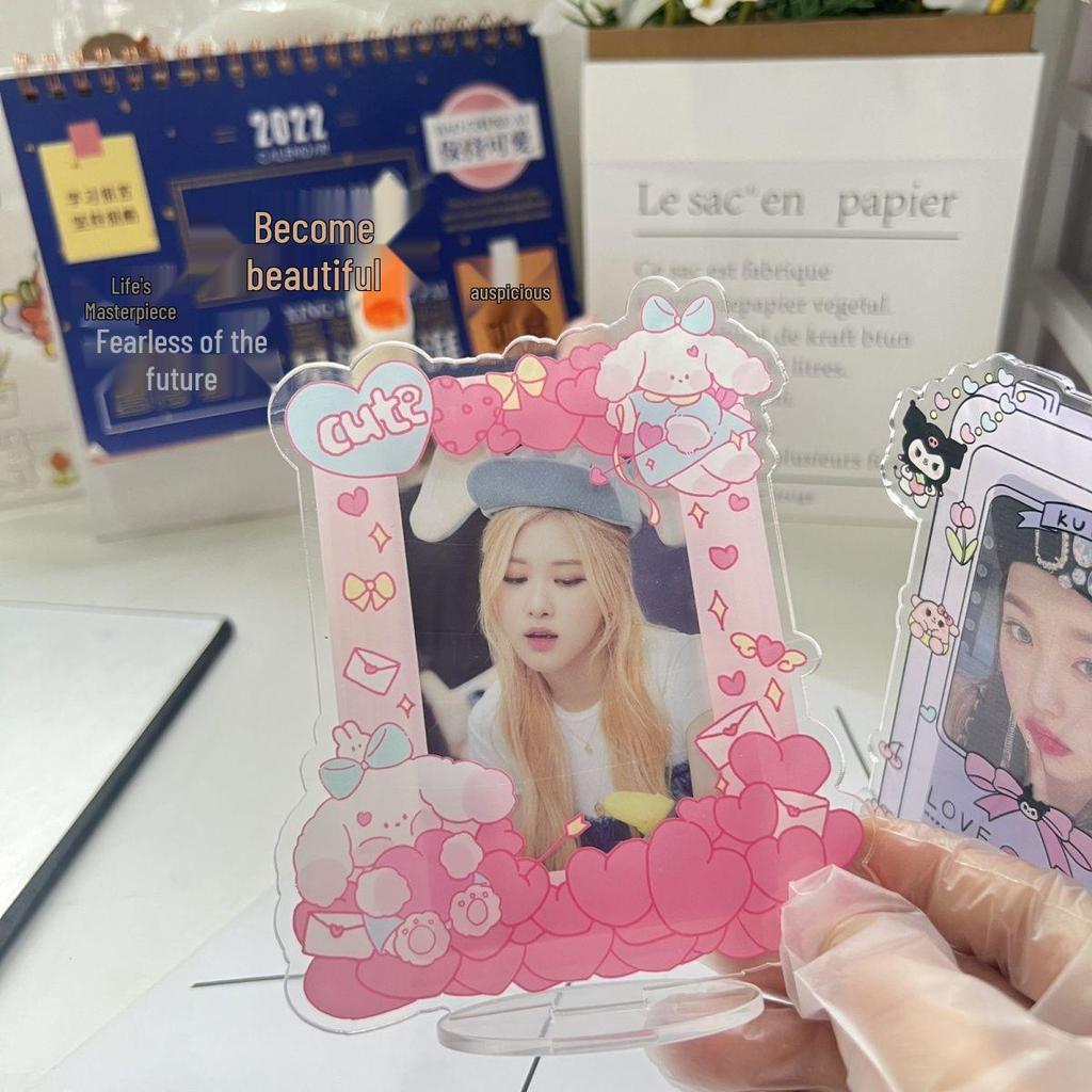 Acrylic Star Chasing Photo Frame for 3-inch Polaroid Idol Photocards