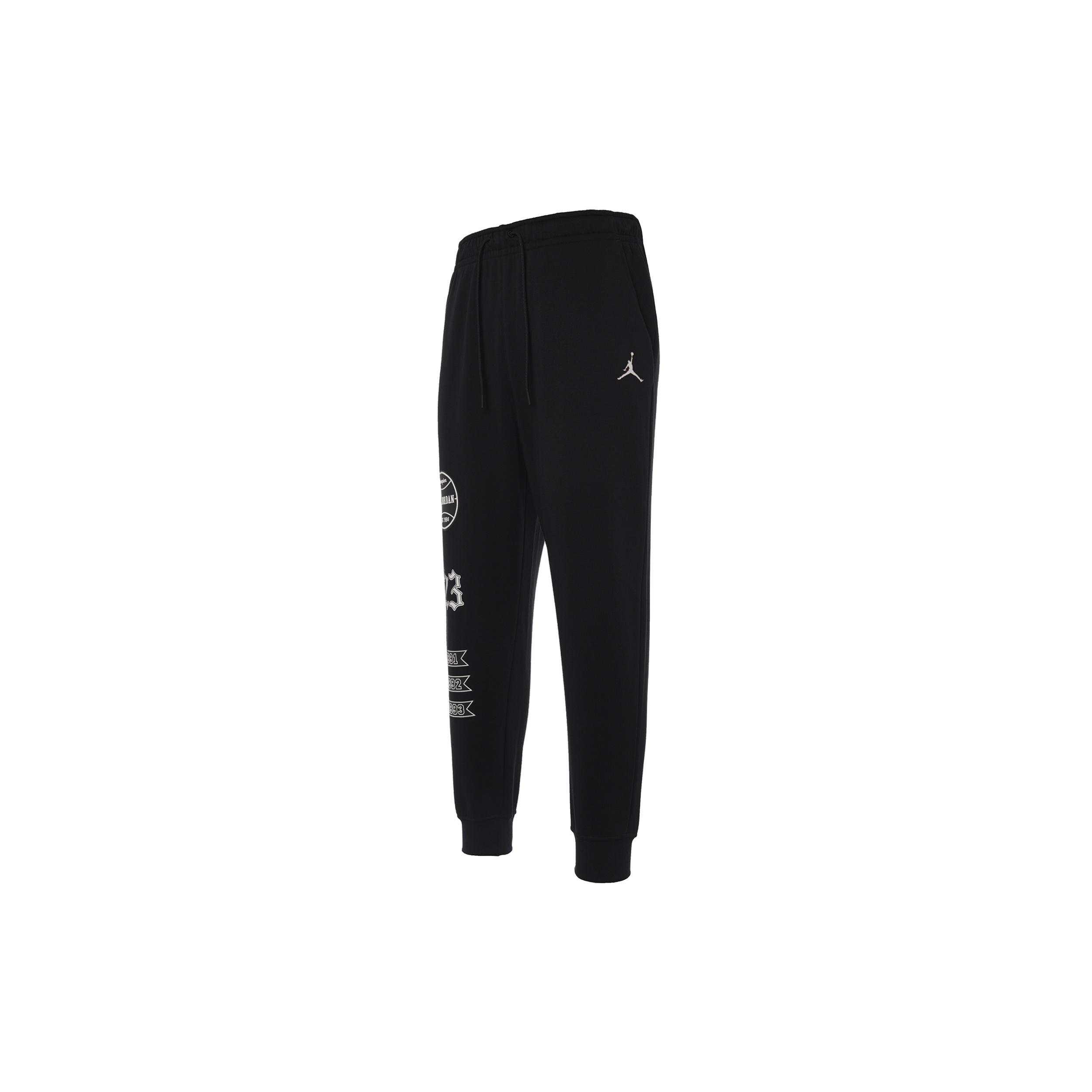 Air Jordan Printed Drawstring Knit Jogger Pants  Black  Men s FN4620-010 M