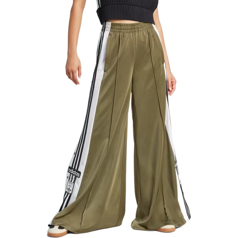 adidas Originals Adicolor PE24 Adilenium Oversized Serie Adibreak Pantaloni Sportivi Lavorati a Maglia con Bottoni Laterali Aperti Larghi Retro Impiombati da Donna JM9272