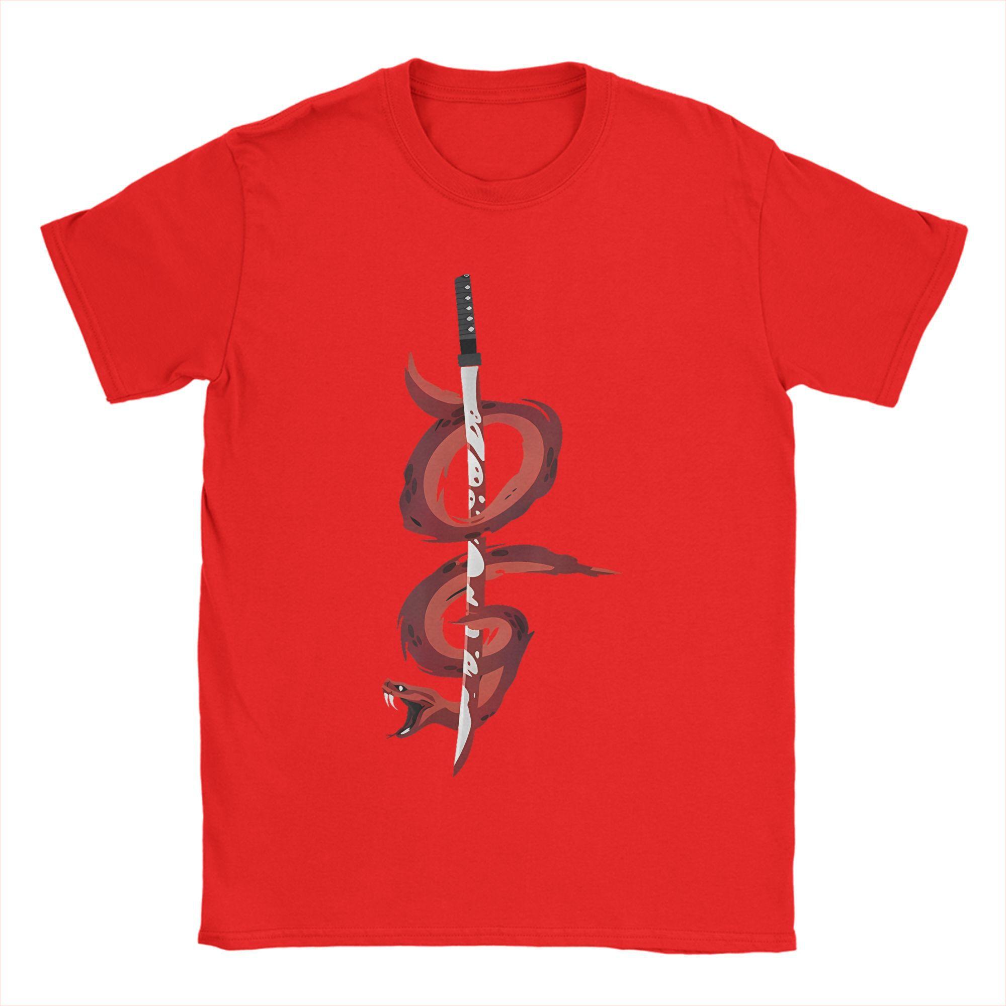 

OG Sword Bold Red Snake Style T Shirt Summer Popular T Shirts Adult 100 Cotton O Neck Oversize Tees Short Sleeve Vintage Tshirt S