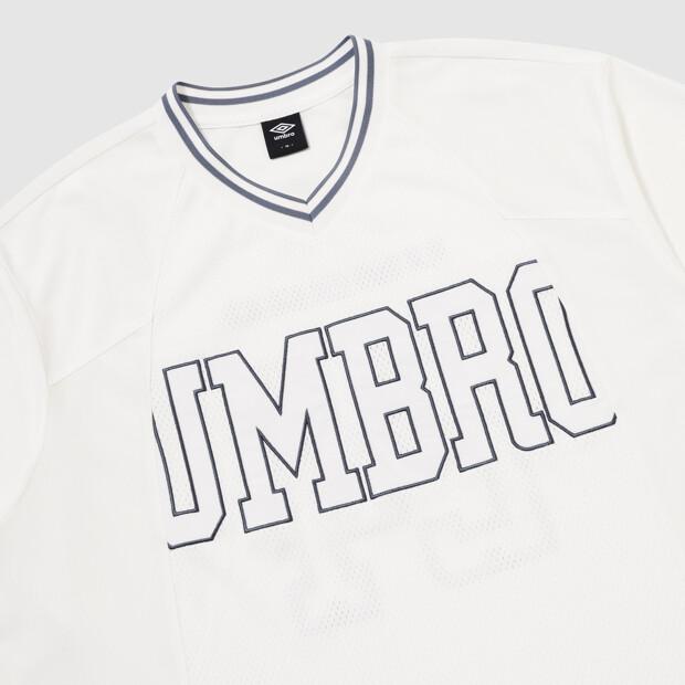 UMBRO Chant Mesh Women'S Graphic Short Sleeve T-Shirt Ivory Ur322Crs74