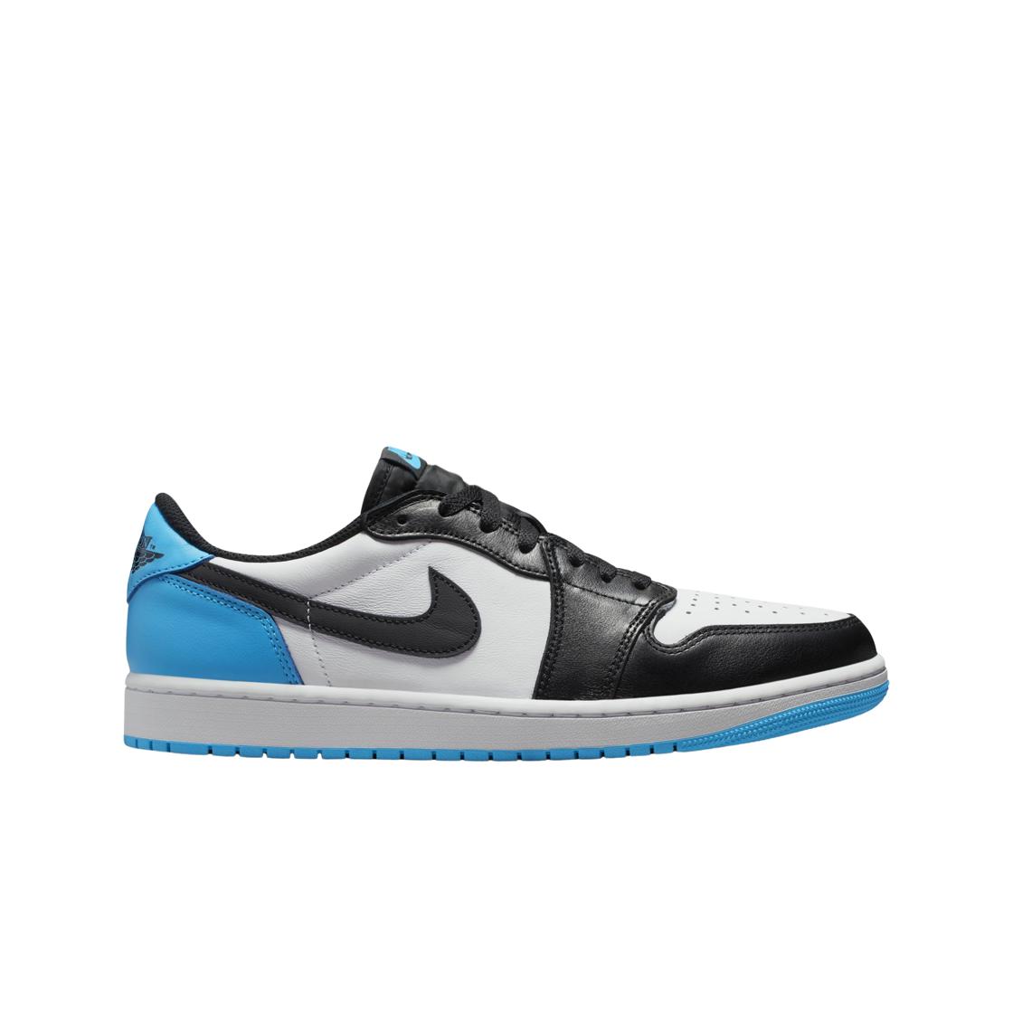 

Мужские кроссовки Jordan 1 Retro Low OG Black and Dark Powder Blue CZ0790-104