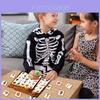 Halloween Party Bingo Game Set With Sticker Call Cards For Family Fun And Decorations