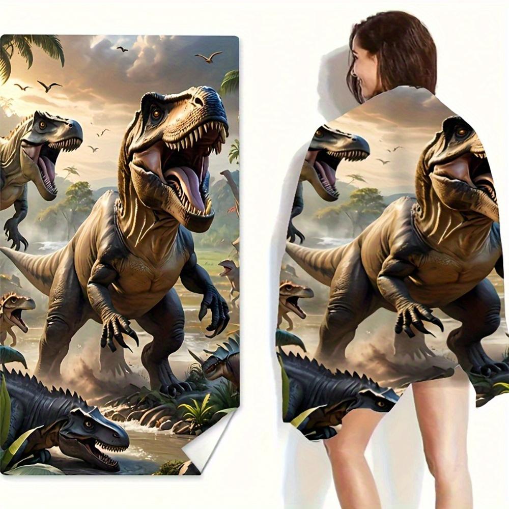 Strandtuch mit Dinosaurier-Design Perfekt für Ausflüge zum Strand und Pool Diese Sandabweisende Decke Ist Leicht Und Hoch Saugfähig