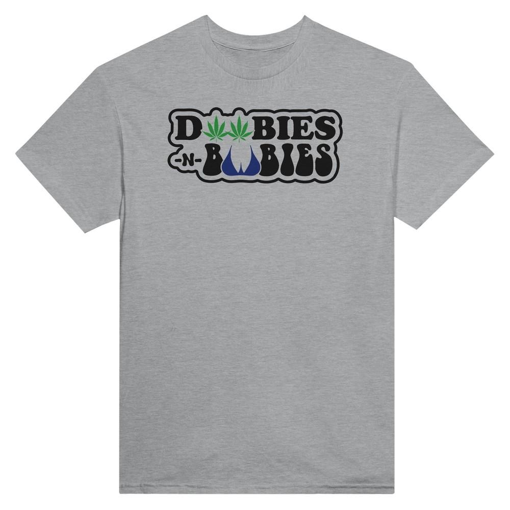 Doobies and Boobies Crewneck T-shirt Unisex T-Shirt XXXL