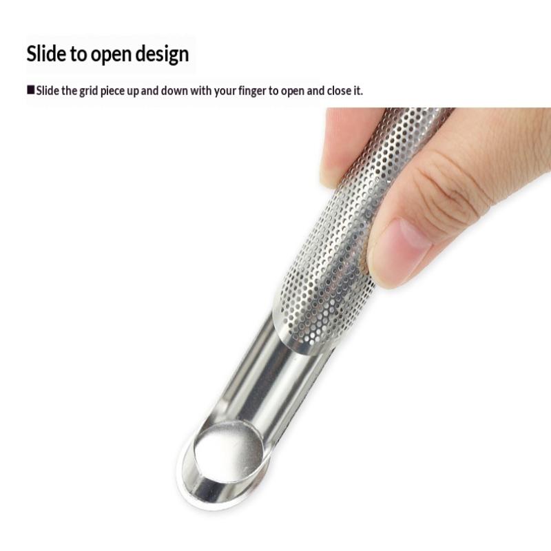 Food Grade Stainless Steel Hook Tea Infuser Rust Resistant Tea Strainer Sieve for Teapot Cup Travel Camping Tea Making