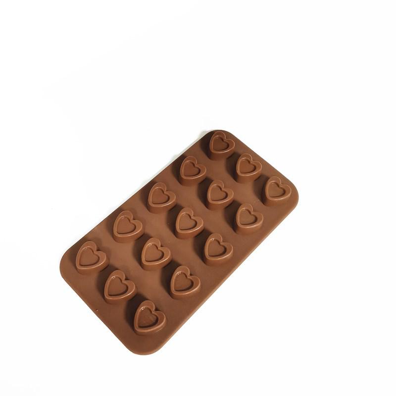 Rose Heart Silicone Mold for Chocolates and Gummies