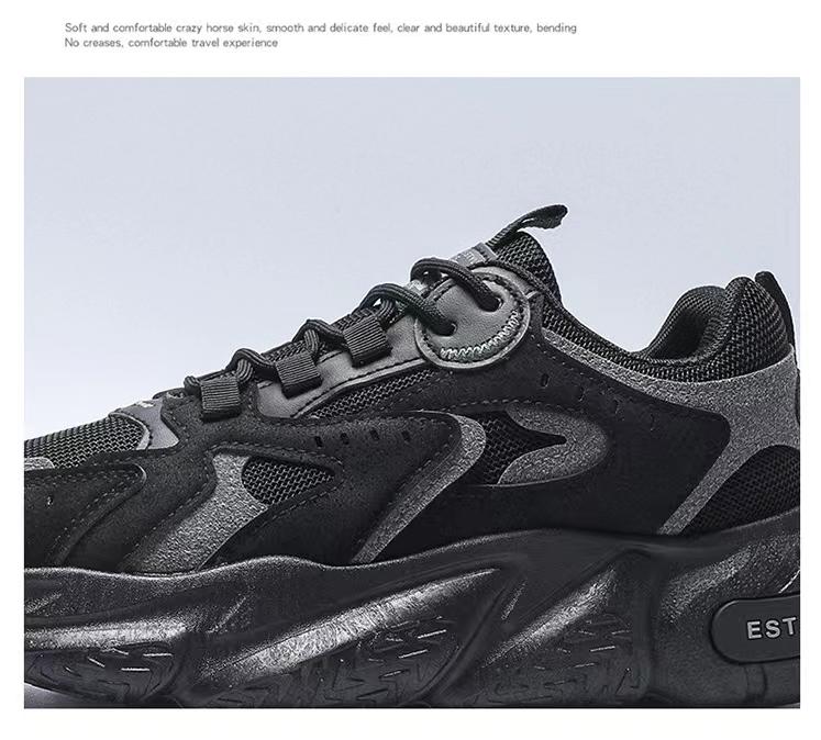 

Мужская обувь Осень Дышащая Спортивная и Повседневная Строительная площадка Противоскользящая Обувь для защиты труда Трансграничная Внешняя торговля 39 чёрный