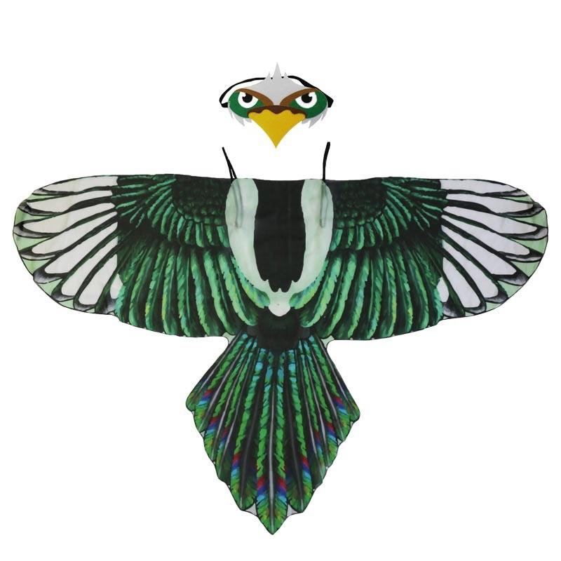 

Halloween Bird Wings Cape Headdress Eagle Children Party Costume Prop Costume зелёный
