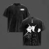 T-shirt Grafica Anime 'Jujutsu Kaisen' Hiromi Natsukura, Cotone Lavato Manica Corta