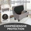 Stretch Footrest dustproof Ottoman Slipcovers Rectangle Footrest Footstool Piano Seat Bench Protector Slipcover Protector Covers