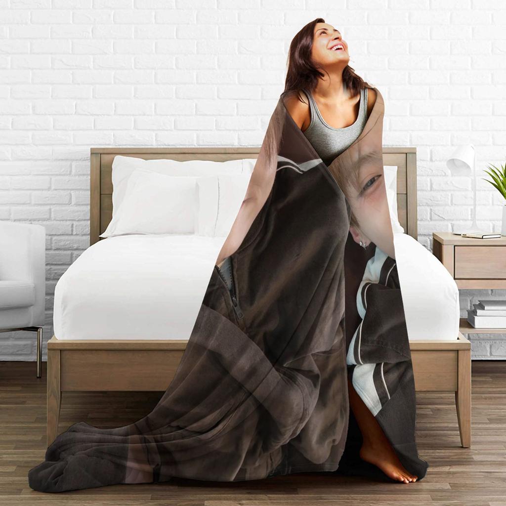 Soft Comfy Blanket Travel Ald1 Sangwon Bedding Throws Graphic Bedspread For Home Decor