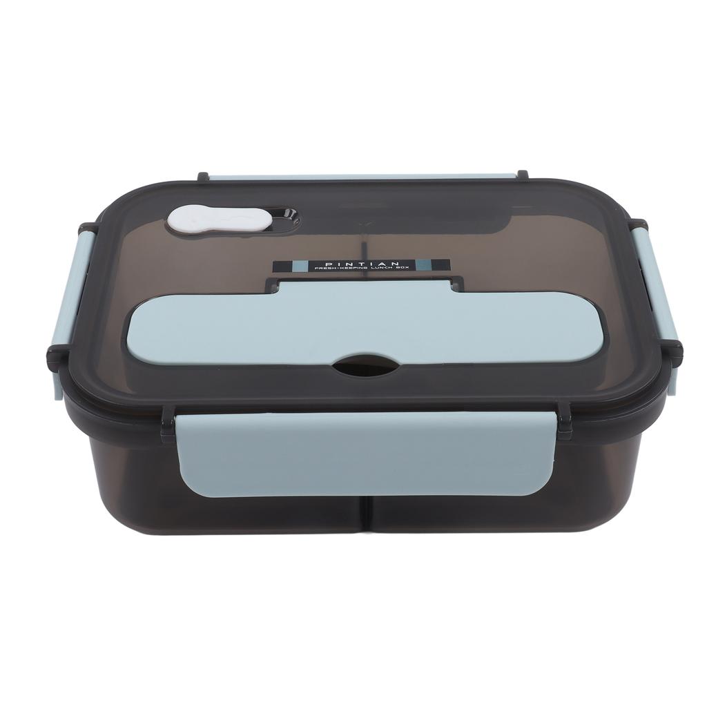 2 Compartments Bento Boxes 1100ml Large Capacity Bento Lunch Box for Student Workers Home School
