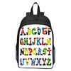 16 Inch Children's Backpack Alphabet Lore Alphabet Legend Elementary School Backpack Boys and Girls Kindergarten Backpack
