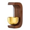 Japanese Style Copper Bell Door Chime - Suction Cup Wind Chime for Doorbell, Entrance, or Decorative Use
