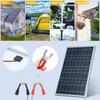 Monocrystalline 10W Framed Solar Panel Set with 3m Wire & 12V/18V Controller