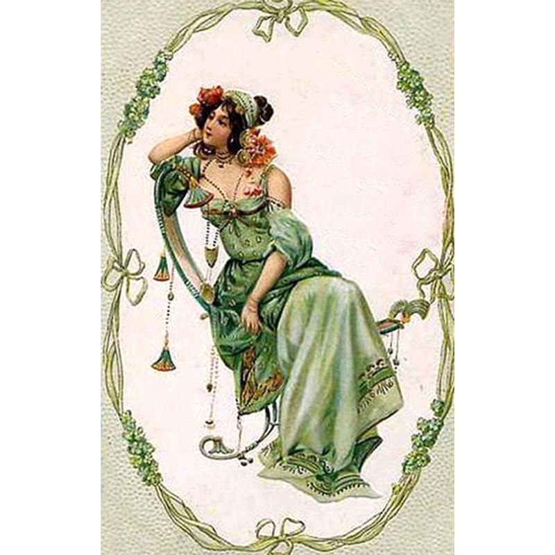 5D Diy Diamond Painting Flowers Woman Wings Cross Stitch Kits Full Round Drill Embroidery Mosaic Art Picture Of Bedroom Decor