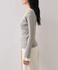 [BIS] Lace-knit pullover with cuffs, Black (01) F