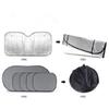 6Pcs Car Sun Shade Uv Protect Sunshade Window Solar Film Aluminum Foil 130X 60Cm