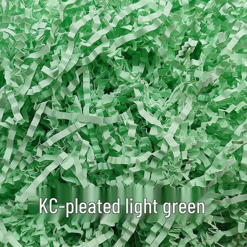 High-End Raffia Gift Box Filler - Shockproof Crepe Paper Shredded for Fruit & Wine Packaging