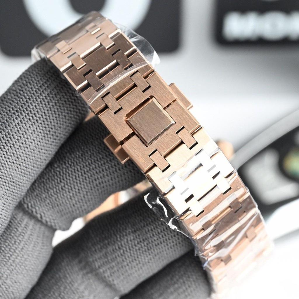 AP Royal Oak 15407 Automatische Mechanische Herrenuhr, Wasserdicht, Leuchtend, Stahlarmband