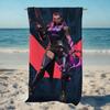 V-vALORANT-t game Towel Large Quick-Drying Microfiber soft Beach Towel for Travel Fitness Sauna Bathing Camping